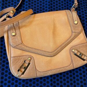 Rebecca minkoff peach/pale orange leather crossbody